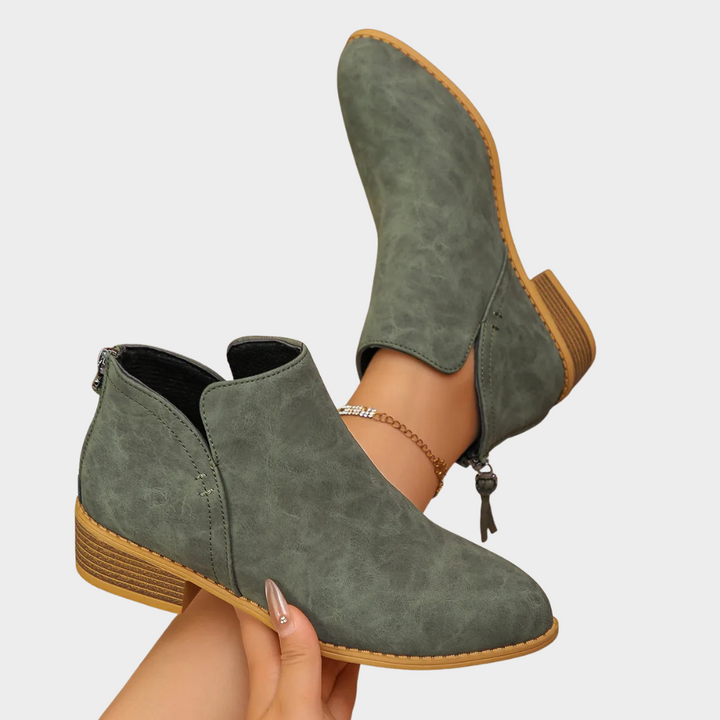 Oakley | Low-Heel Ankle Boots