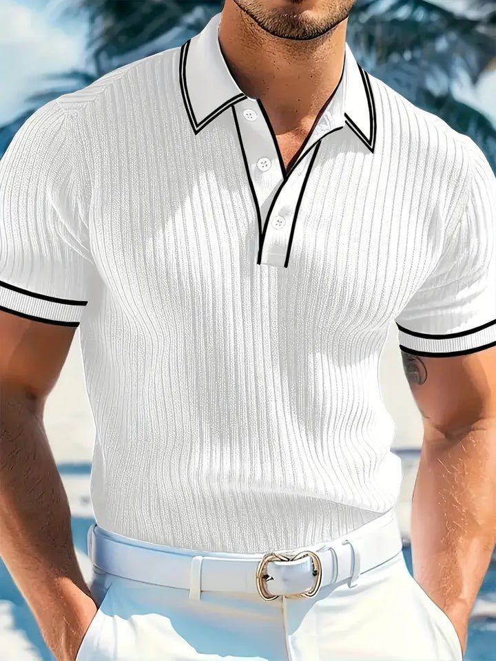 Emilio™ - Men's Tailored Ribbed Polo