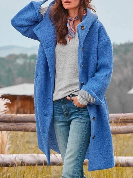 Melina - Women's Long Sleeve Casual Fleece Plush Jacket
