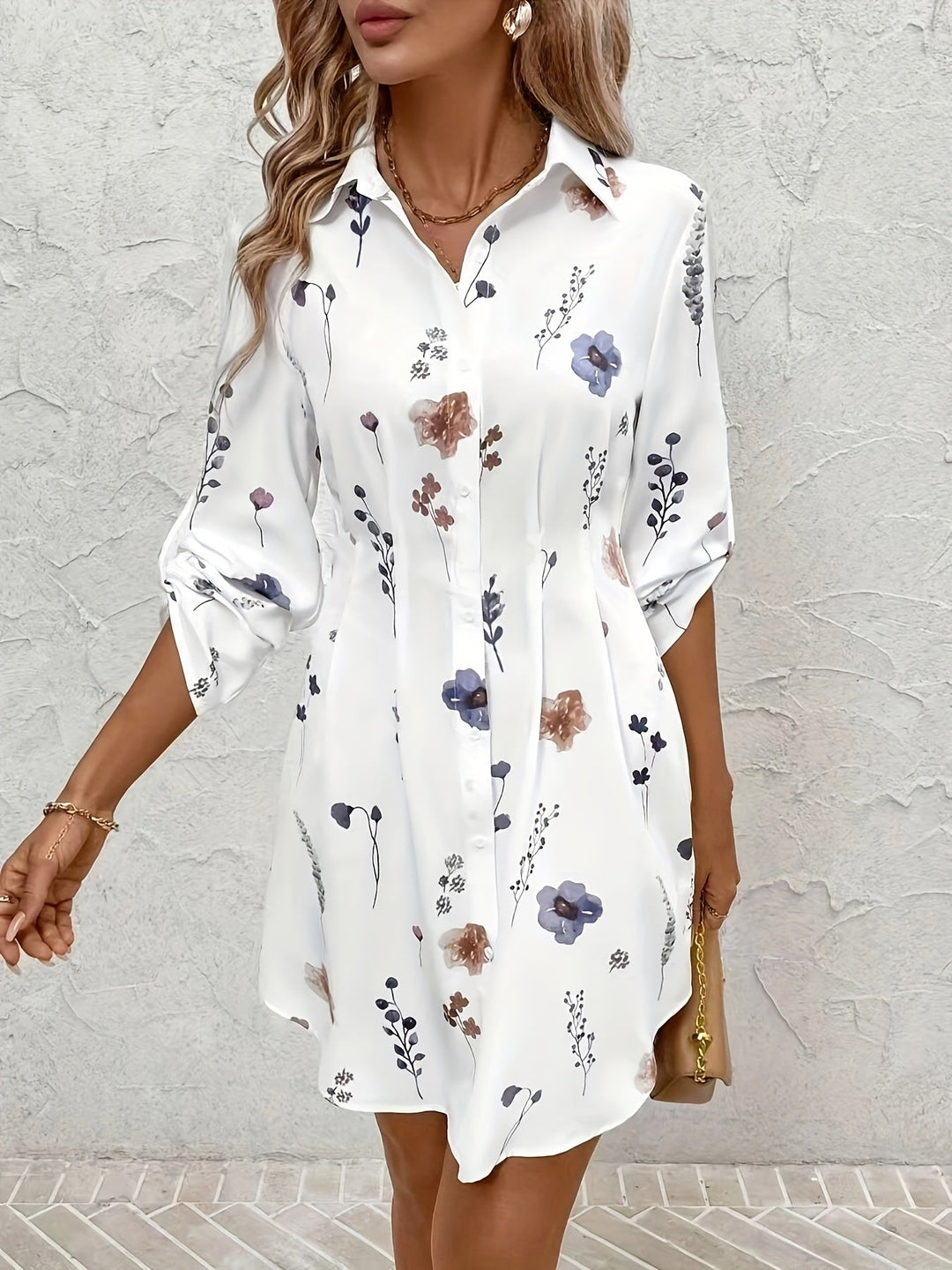Maya™ - Elegant Floral Dress