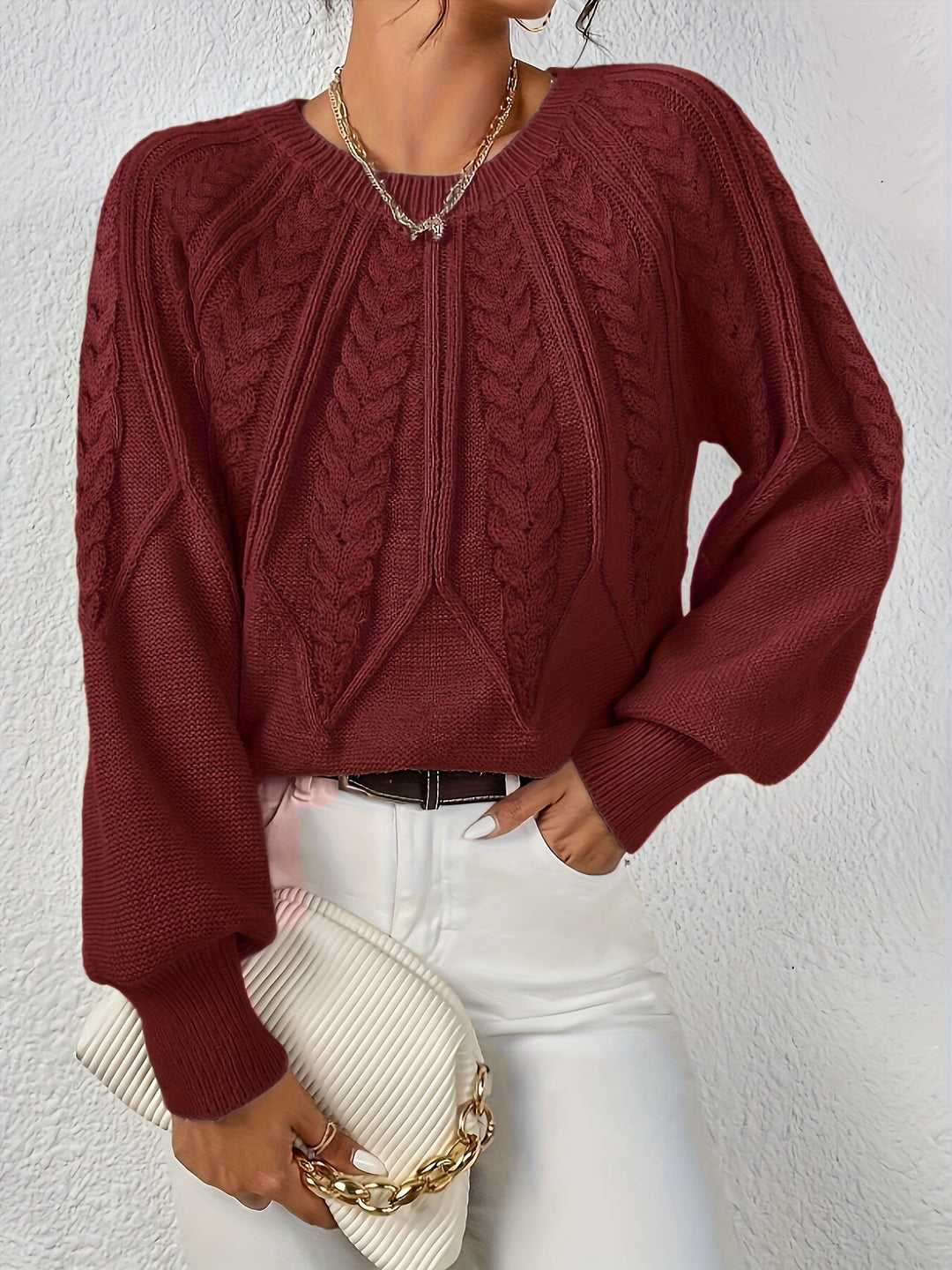 Jane™ - Elegant Long-Sleeved Sweater