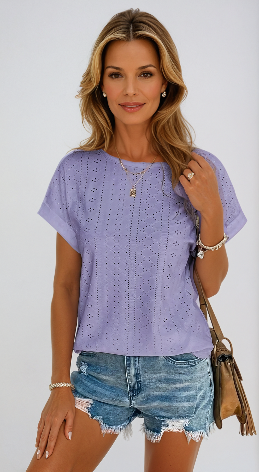 Riza™ - Casual Cutout Top