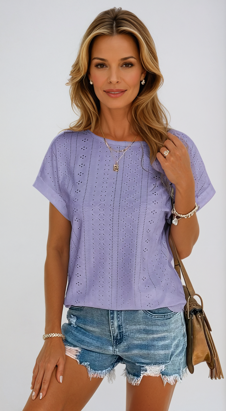 Riza™ - Casual Cutout Top