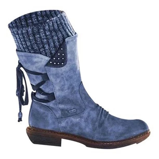 Valeria - Waterproof Boots with Zipper at the Calf