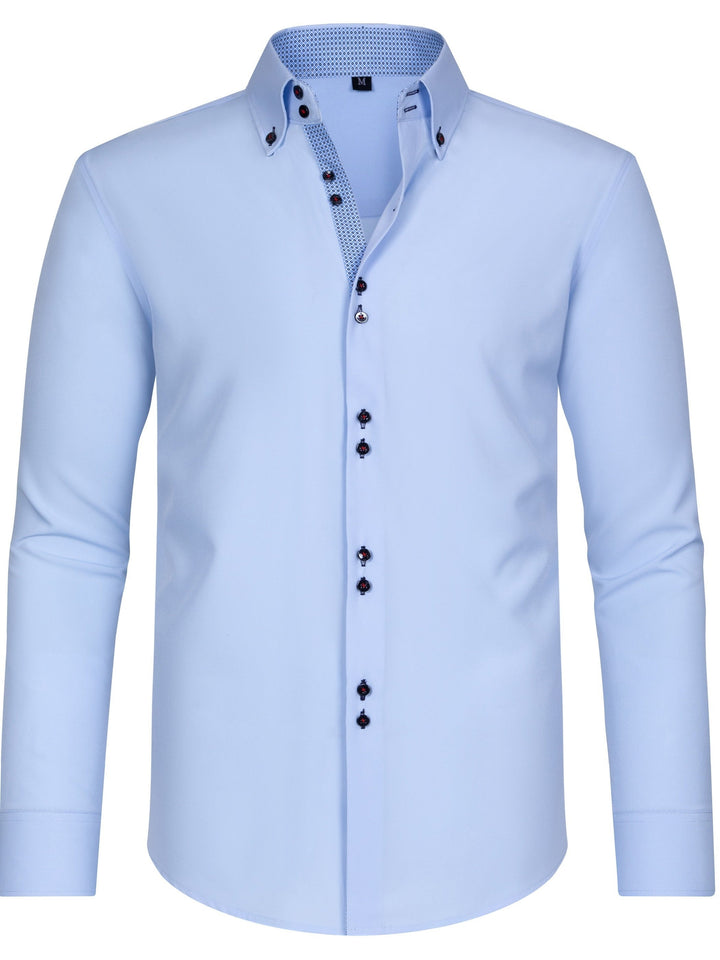 Nico™ - Men's Shirt with Stylish Button-Up