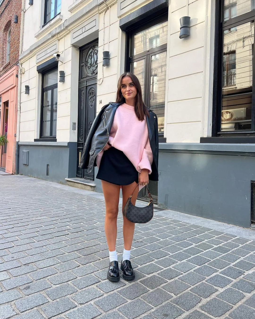 Caylin | Damen Pullover mit Rundhalsausschnitt und langen Ärmeln