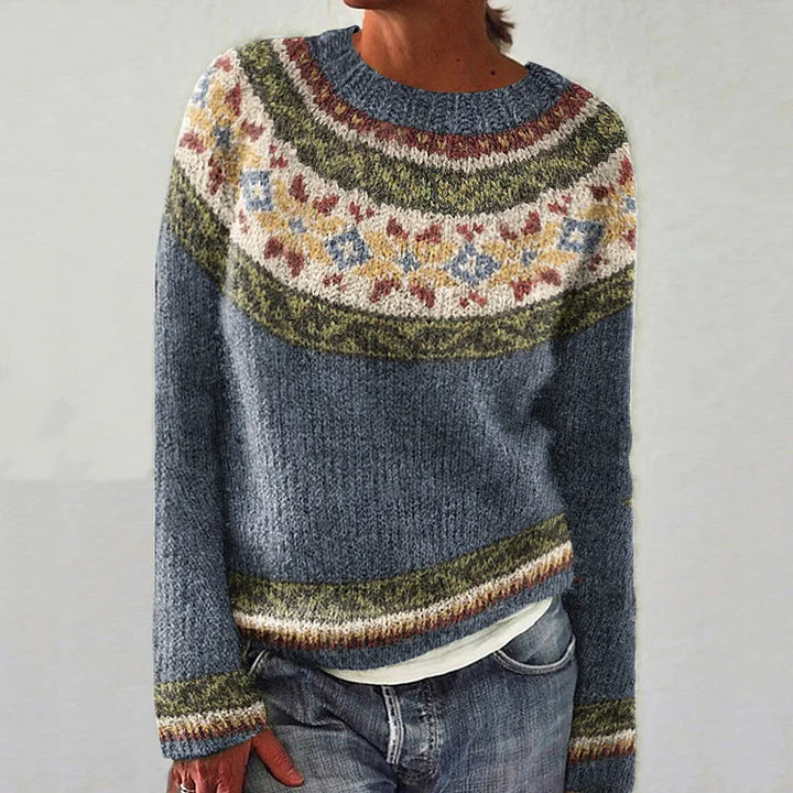 ORIANNA™ | COLOR BLOCK RETRO PULLOVER