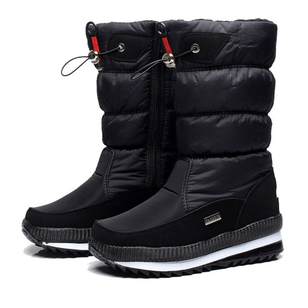 Lara - Non-Slip and Waterproof Faux Fur Snow Boots