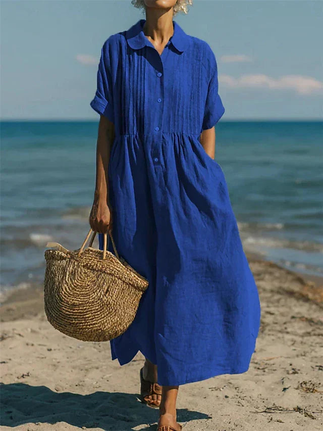 Lightweight Summer Shirt Dress for Women