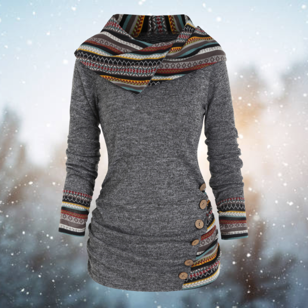 Franzi™ - Tribal Print Hoodie