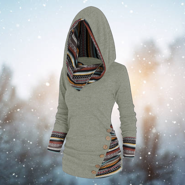 Franzi™ - Tribal Print Hoodie