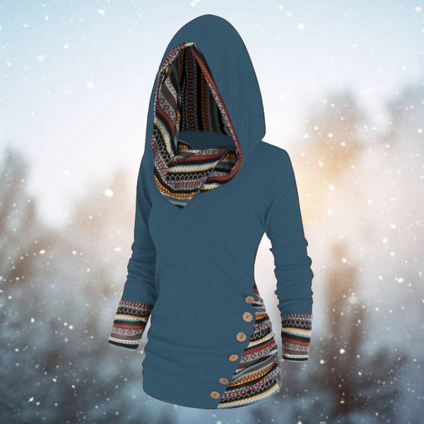 Franzi™ - Tribal Print Hoodie