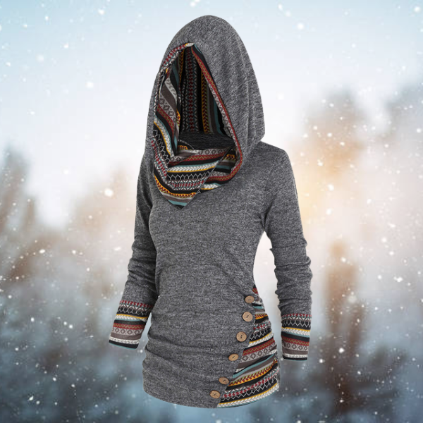 Franzi™ - Tribal Print Hoodie