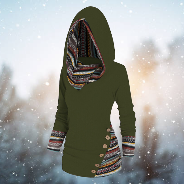 Franzi™ - Tribal Print Hoodie