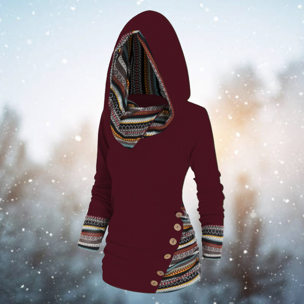 Franzi™ - Tribal Print Hoodie