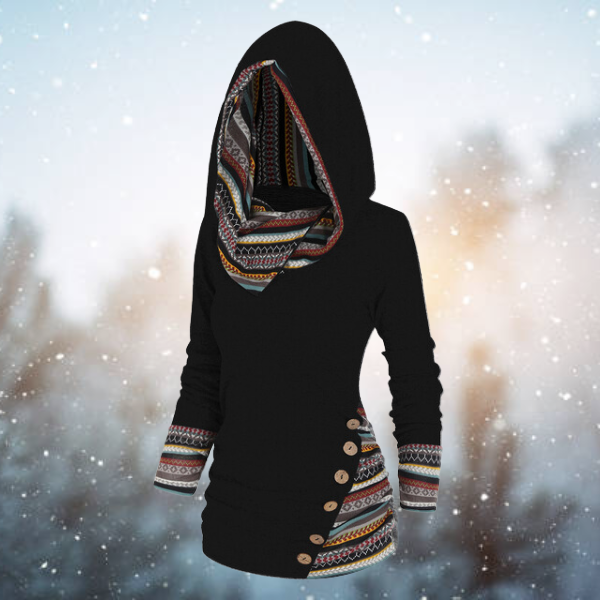 Franzi™ - Tribal Print Hoodie