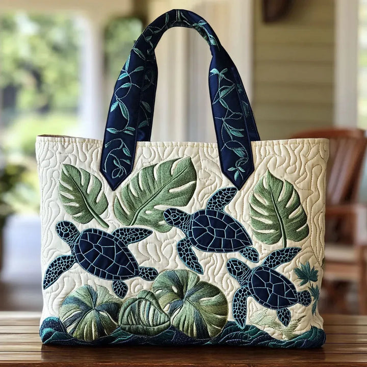 Handmade bag - Thanks to the sea turtle