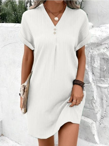 Candice™ - Elegant V-Neck Dress