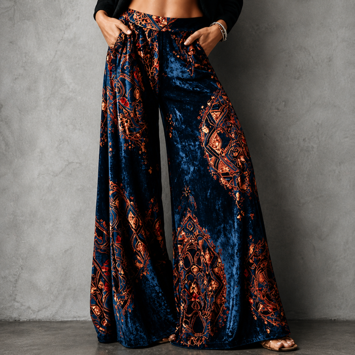 Maude - Coastal Boho™ Relaxed Wide-Leg Trousers
