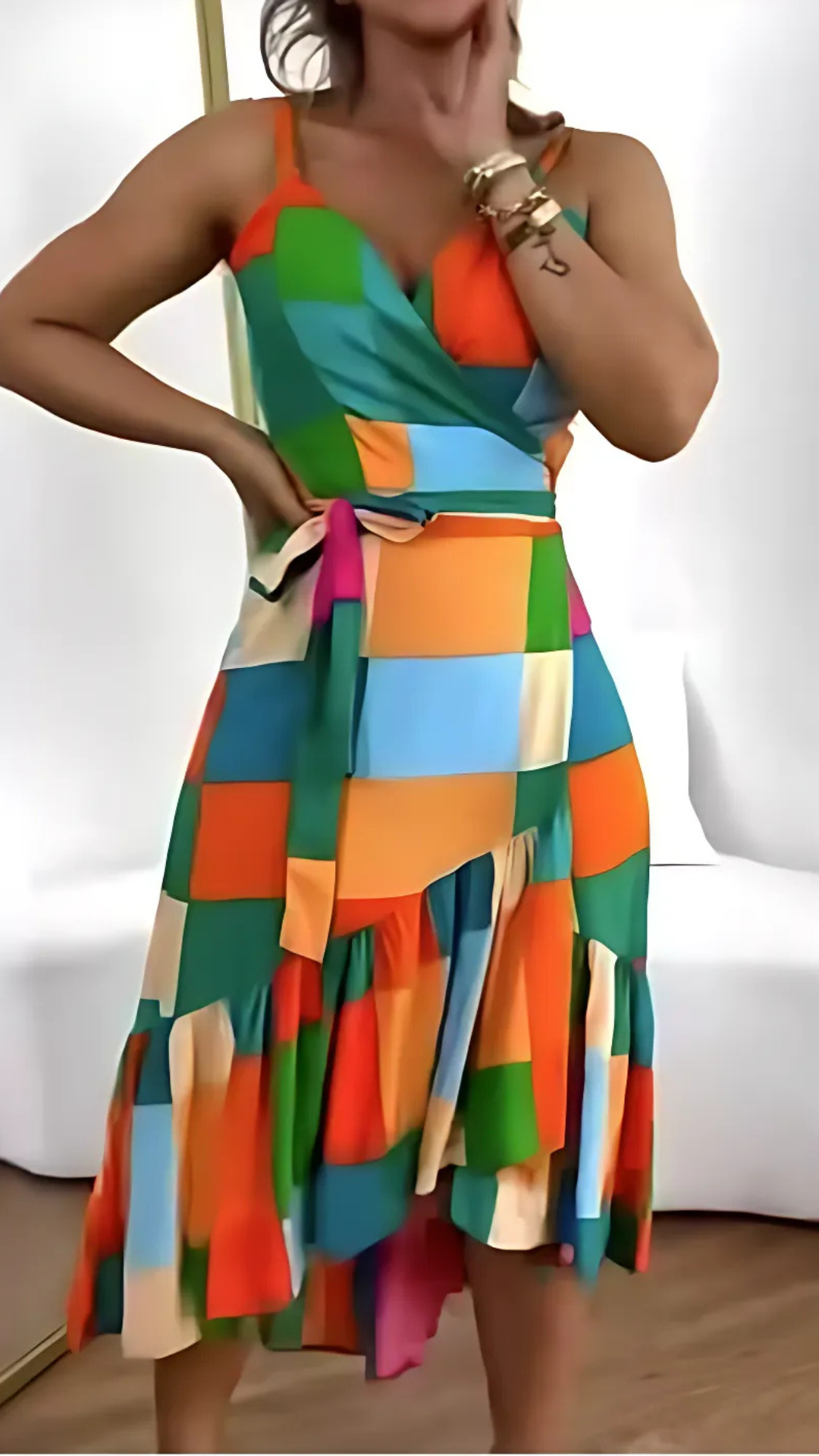 Britte | Breezy Tunic Dress with Resort Print