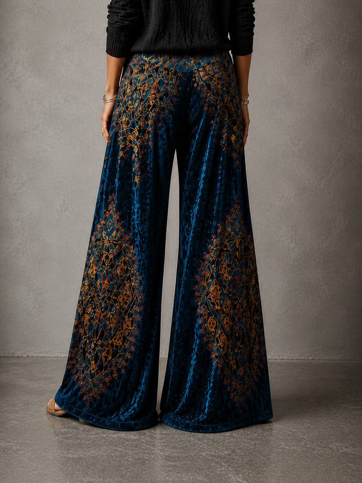 Maude - Coastal Boho™ Relaxed Wide-Leg Trousers