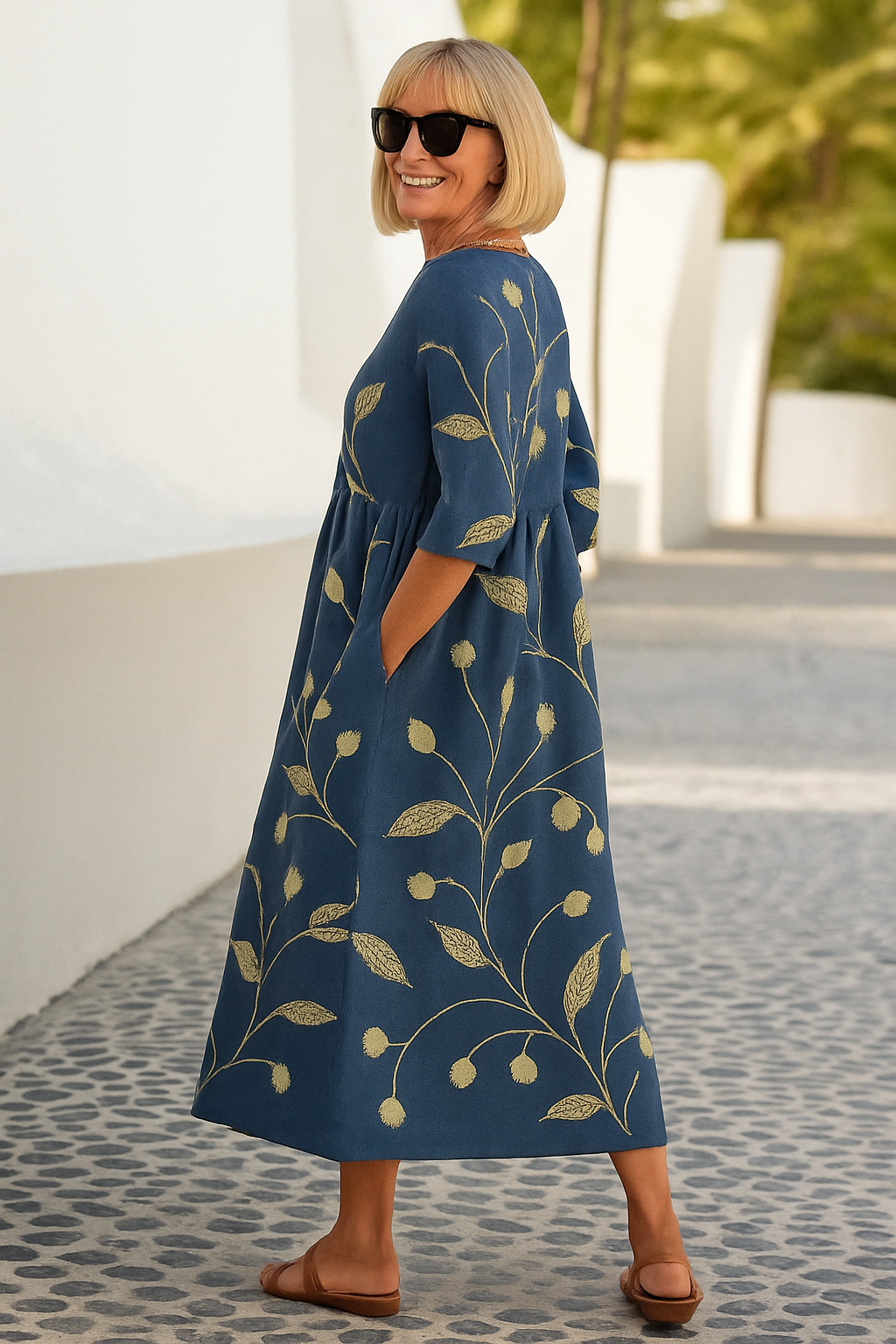 Eliza | Casual Midi Dress - Seamless Style, Everyday Comfort