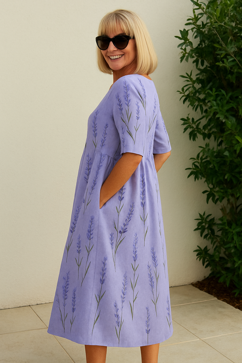 Eliza | Casual Midi Dress - Seamless Style, Everyday Comfort