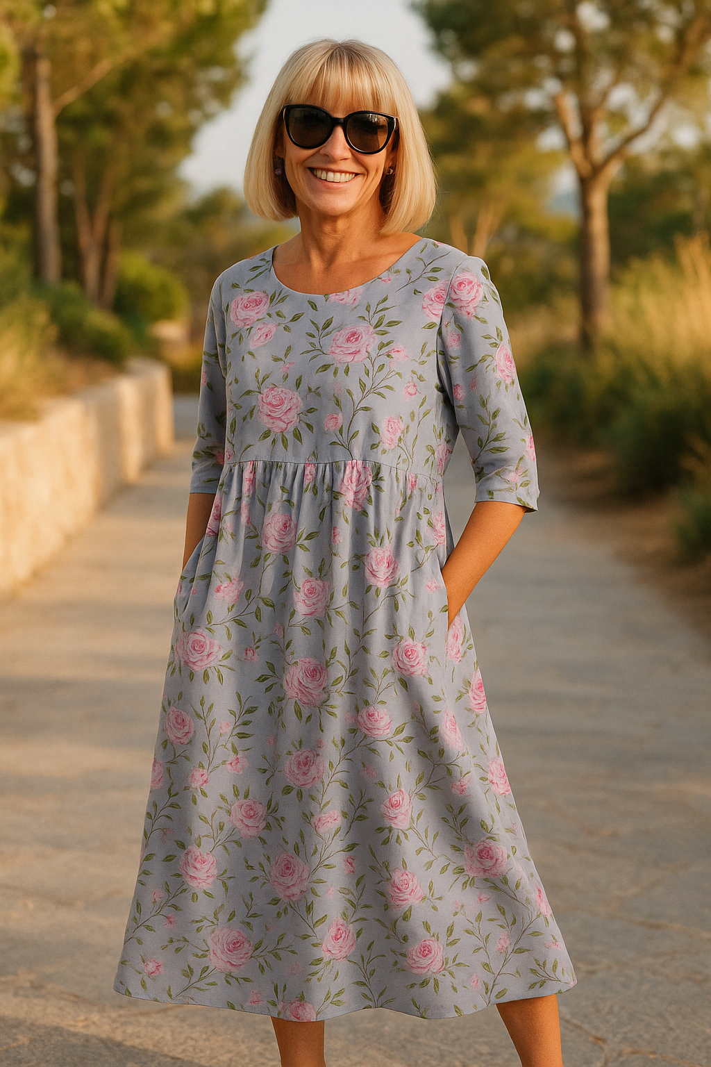 Eliza | Casual Midi Dress - Seamless Style, Everyday Comfort