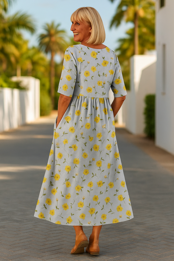 Eliza | Casual Midi Dress - Seamless Style, Everyday Comfort