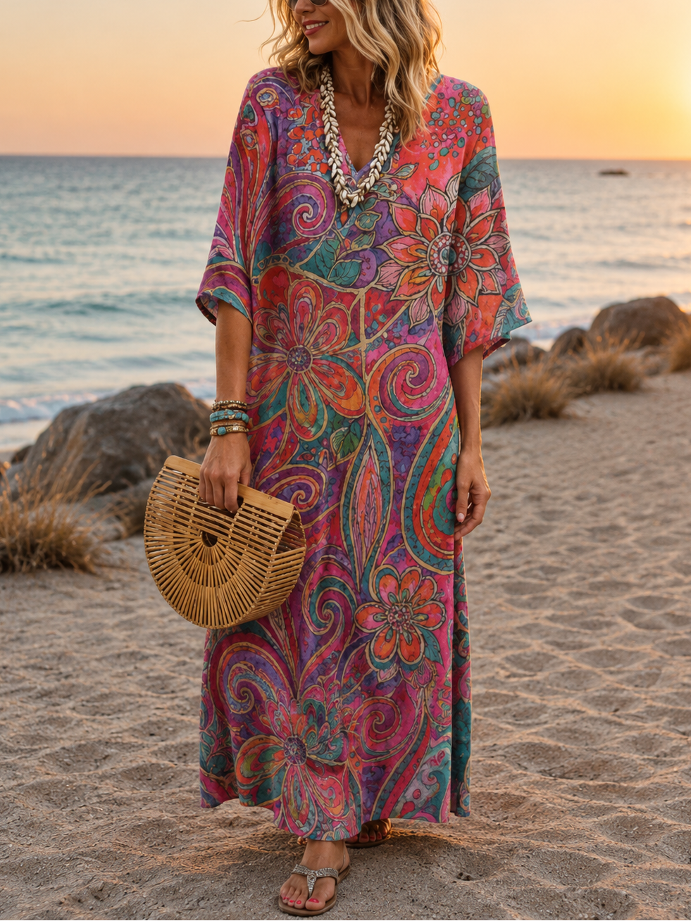 KLEMENTYNA | Lively Boho-Chic Dress