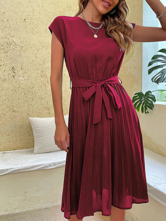 Claire | Casual Pleated Dress