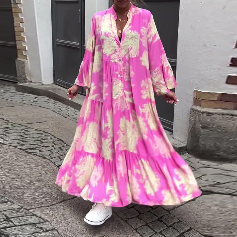 Diana™ - Comfortable Patchwork Maxi Dress