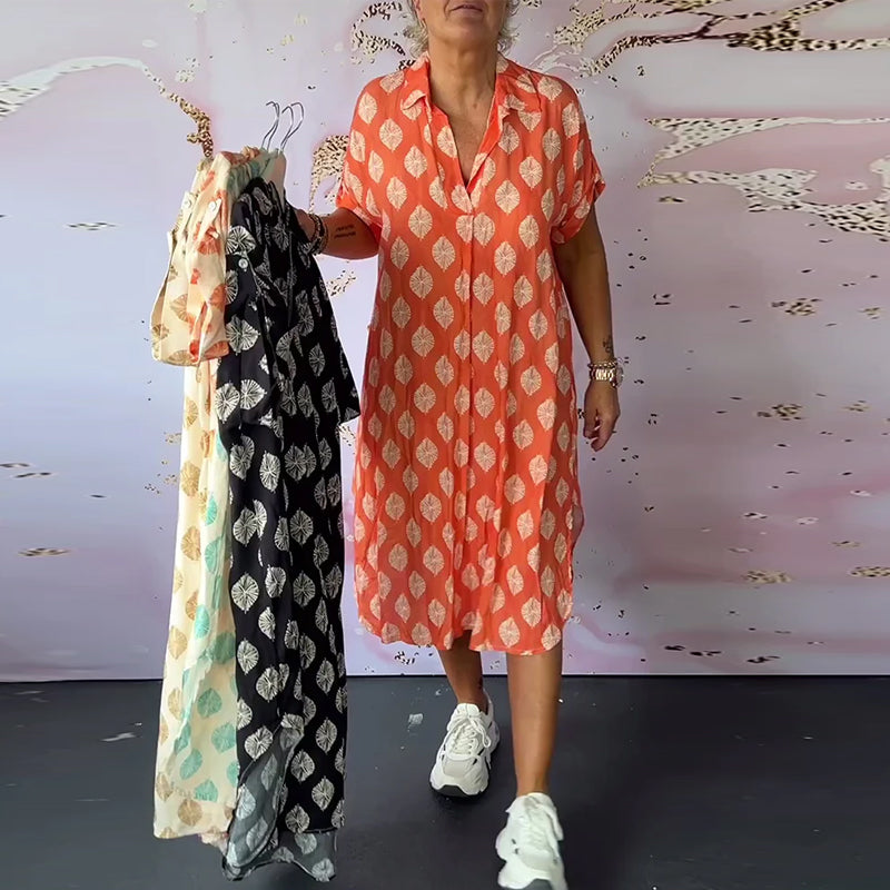 Dinie | Loose-fitting spring dress