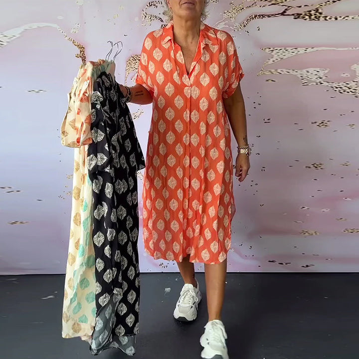 Dinie | Loose-fitting spring dress