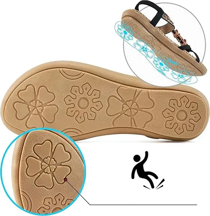 Colella™ - Elegant Orthopedic Floral Sandals