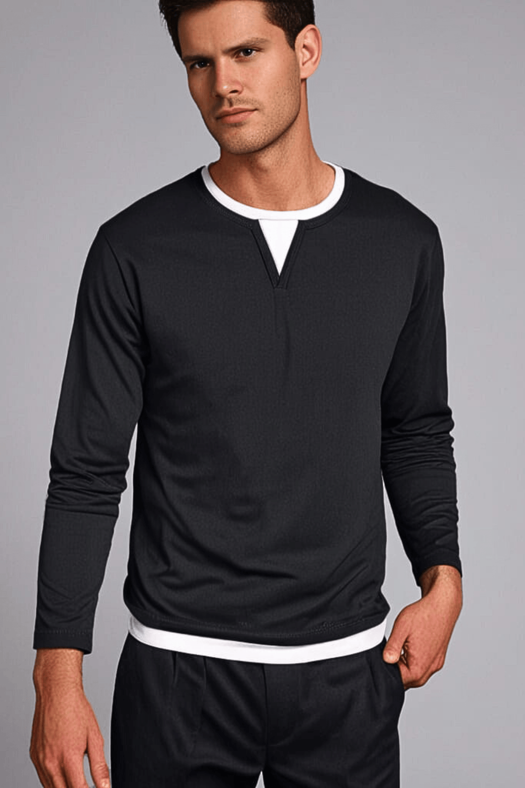 JACOB - LONG SLEEVE HENLEY