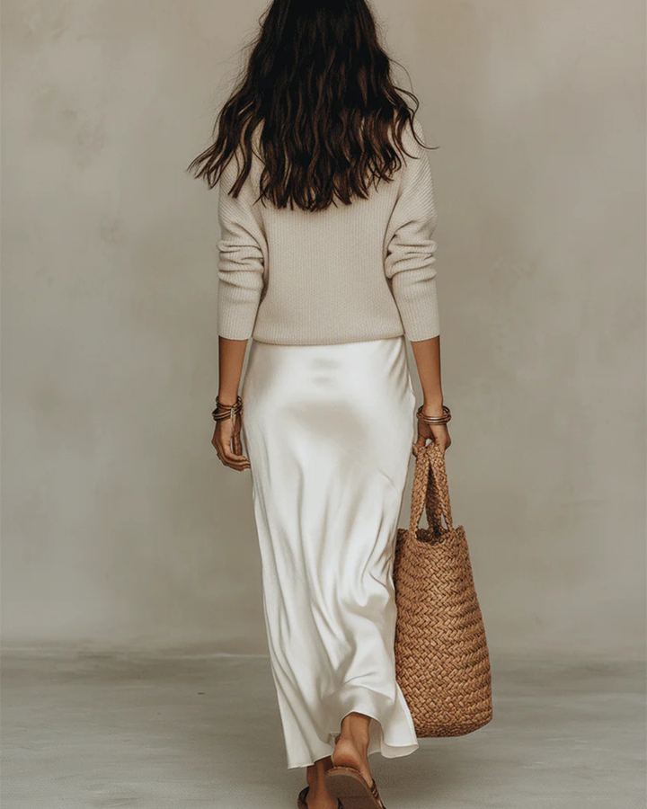Elena | Midi dress with included sweater