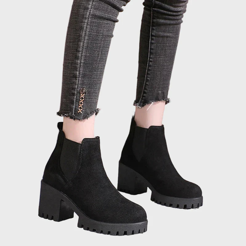 Marley | Block Heel Ankle Boots