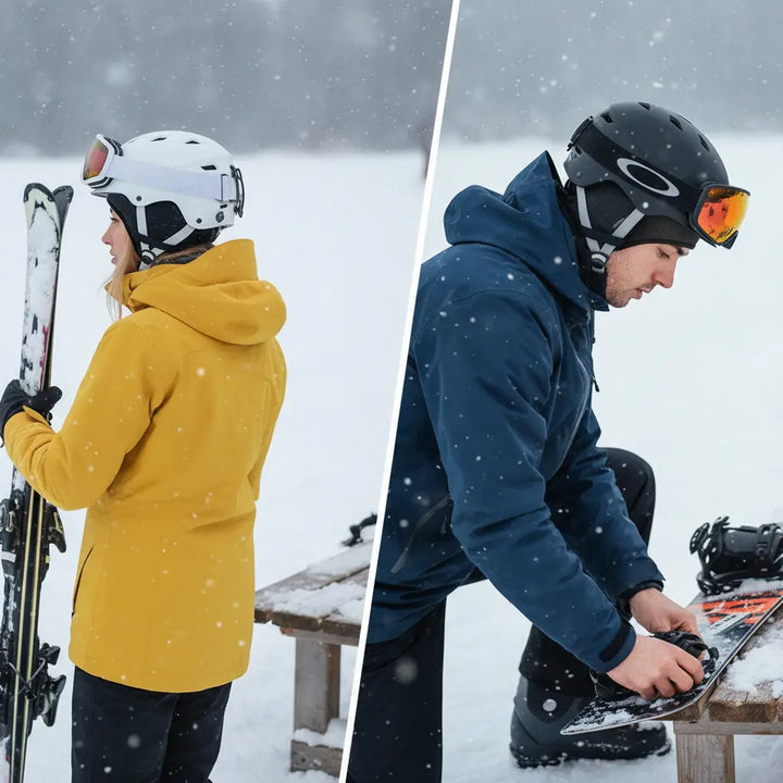 Elastische Wintermütze mit Thermofutter für Helmträger