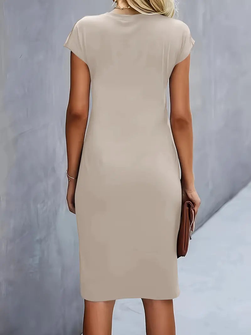 Katrien - Elegant Midi Dress with a Flattering Cut