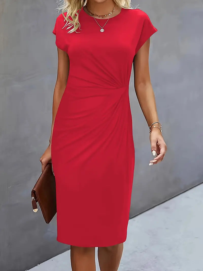 Katrien - Elegant Midi Dress with a Flattering Cut