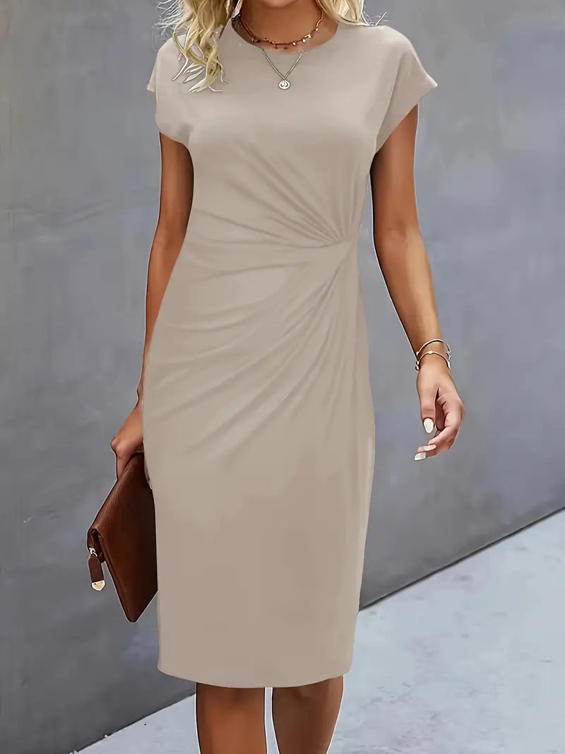 Katrien - Elegant Midi Dress with a Flattering Cut