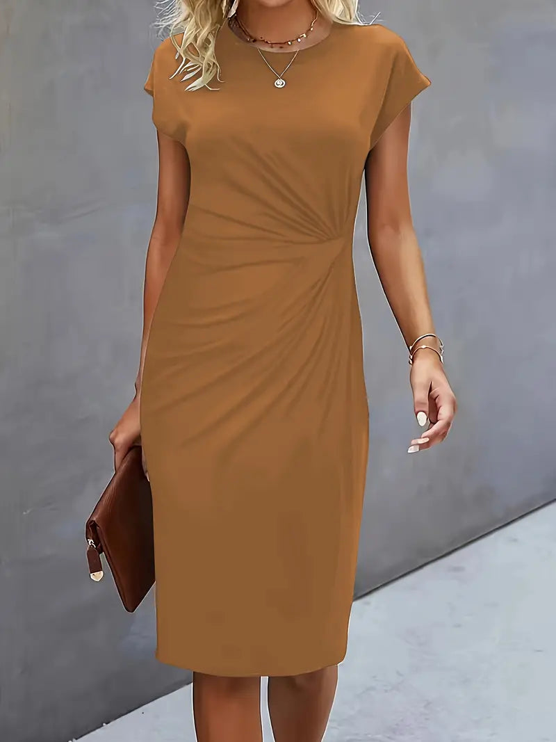 Katrien - Elegant Midi Dress with a Flattering Cut