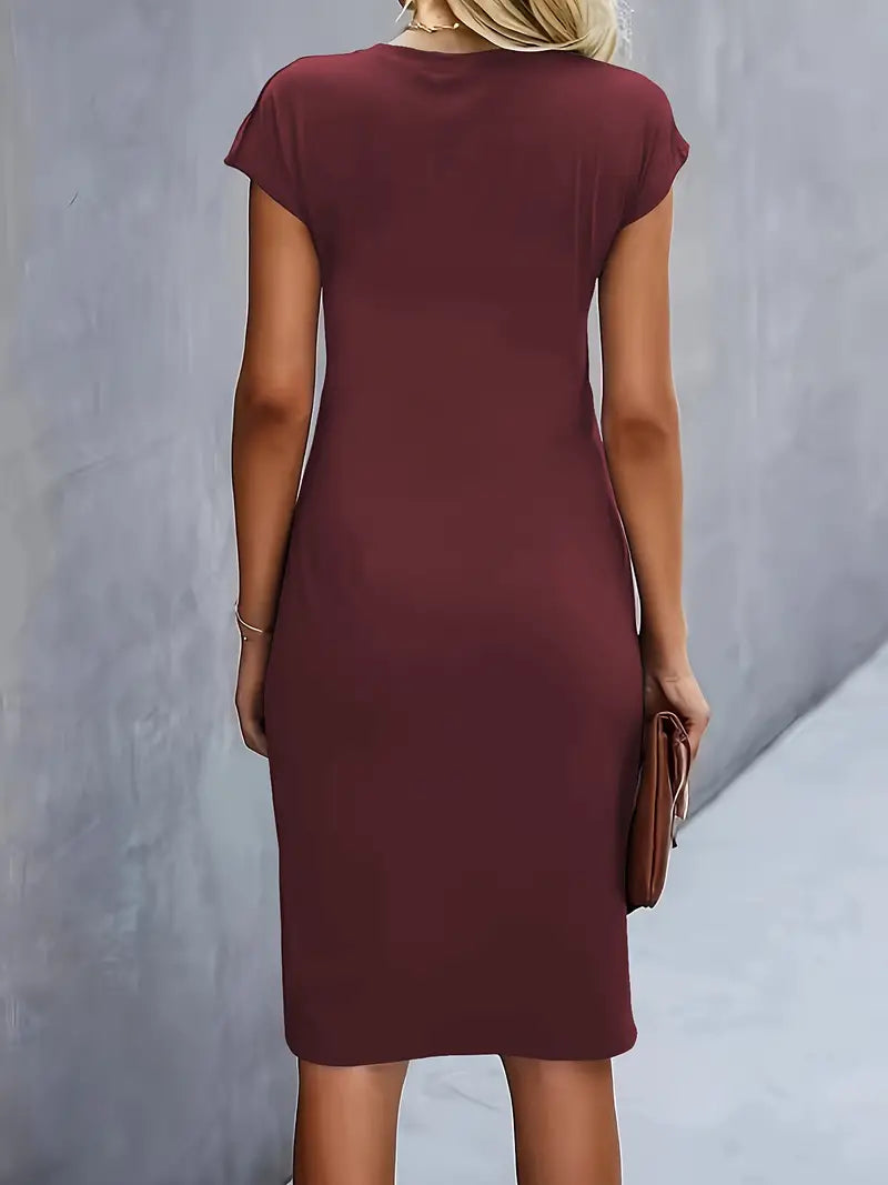 Katrien - Elegant Midi Dress with a Flattering Cut