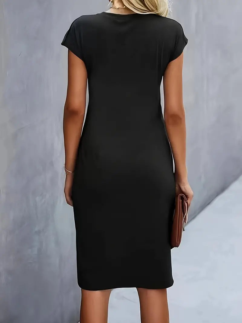 Katrien - Elegant Midi Dress with a Flattering Cut