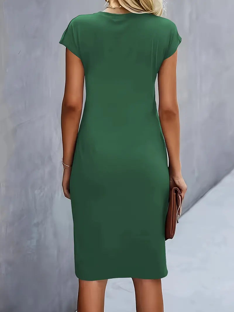 Katrien - Elegant Midi Dress with a Flattering Cut