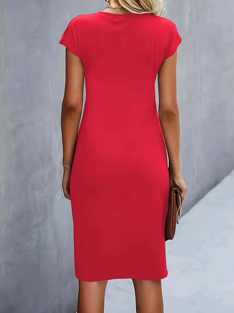 Katrien - Elegant Midi Dress with a Flattering Cut