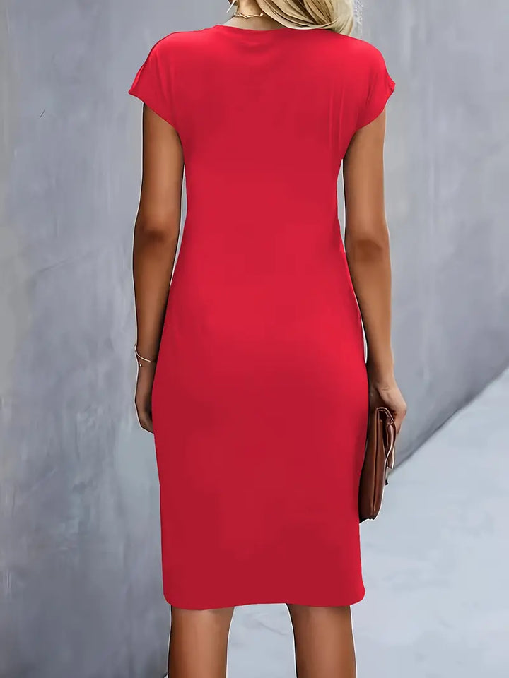 Katrien - Elegant Midi Dress with a Flattering Cut