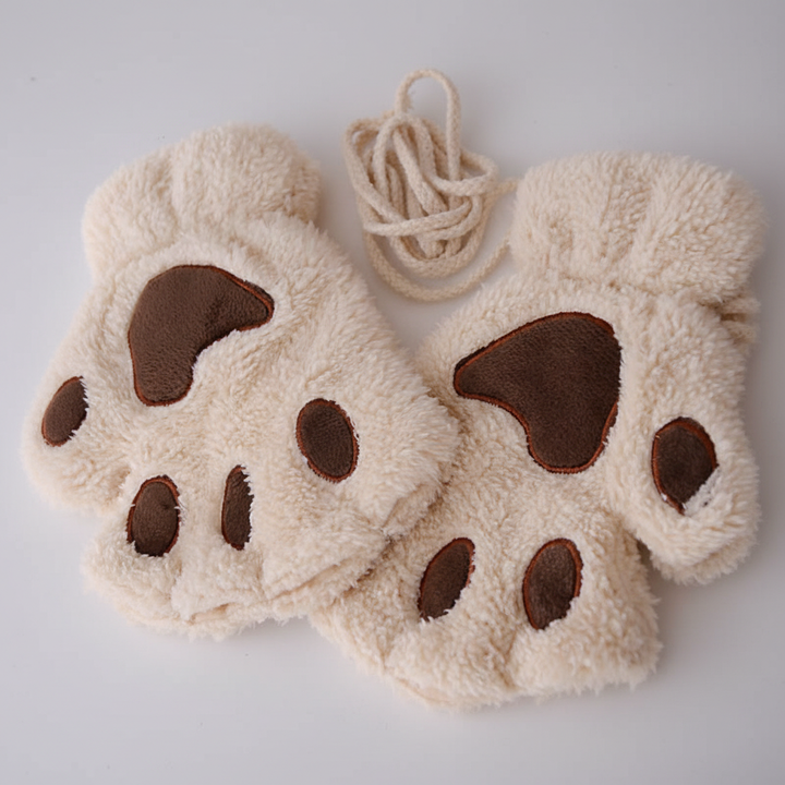 Fingerlose Pfotenhandschuhe mit Innenfutter