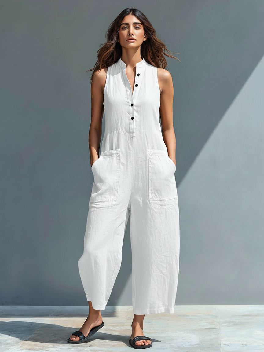 Lucinda | Stylish sleeveless jumpsuit